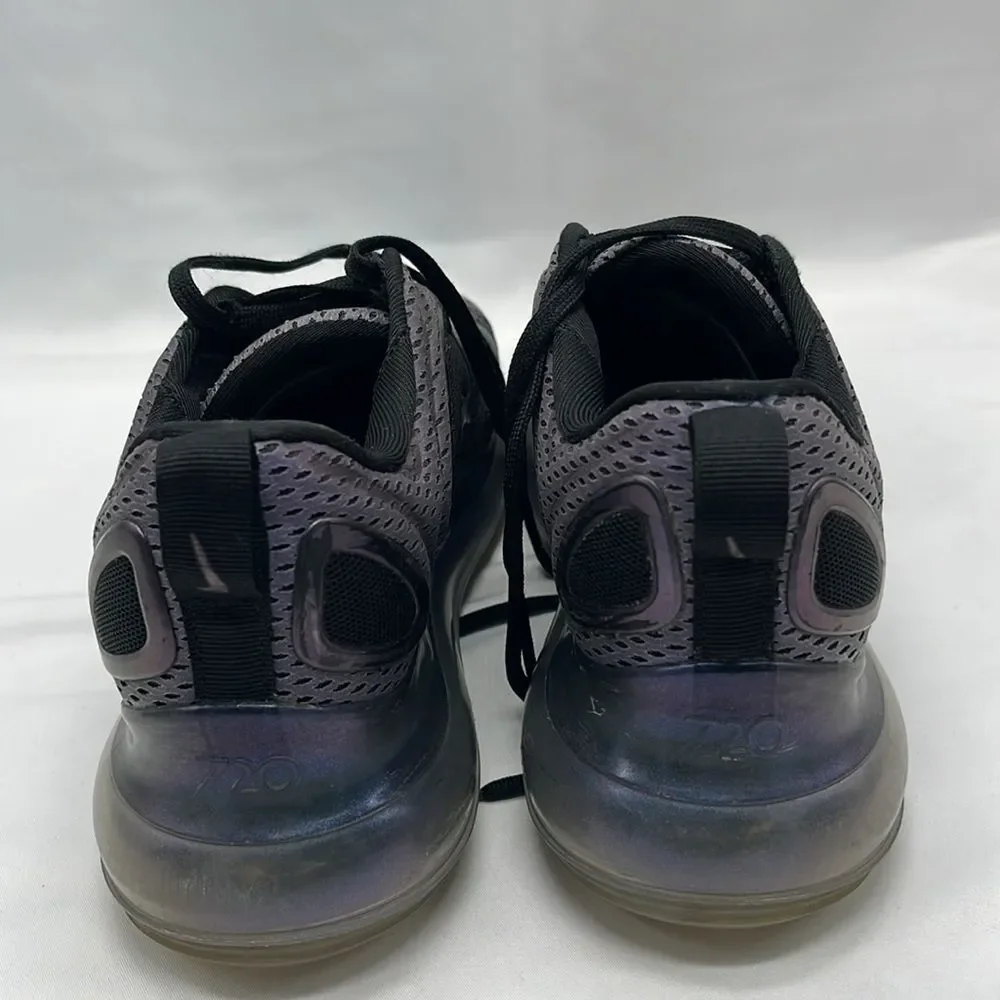 Nike Air Max 720 Black & Purple 5Y Tennis Shoes Sneakers